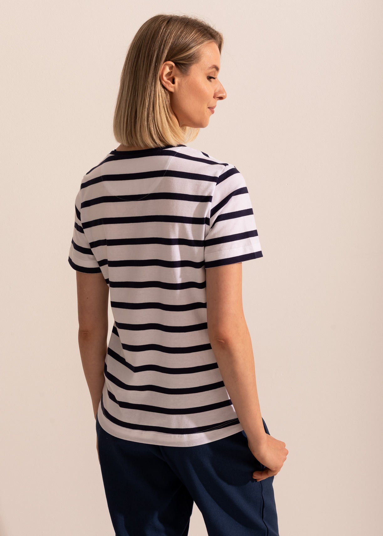 Tricou Damă Simple Stripe Sofiaman.ro
