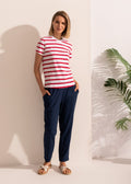 Tricou Damă Simple Stripe Sofiaman.ro