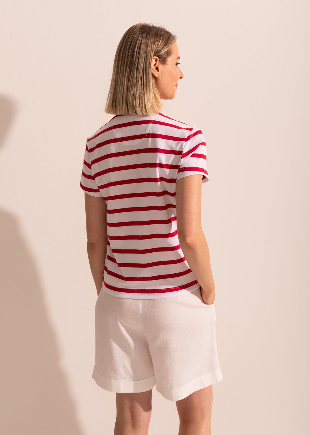 Tricou Damă Simple Stripe Sofiaman.ro
