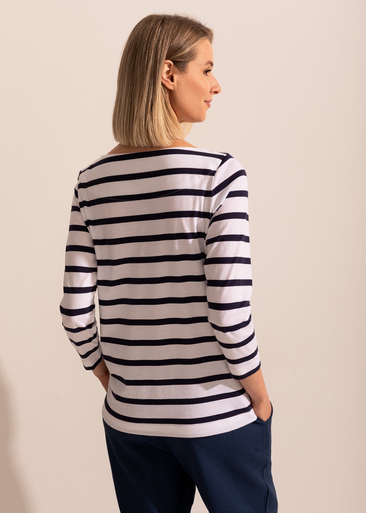 Tricou Damă Simple Stripe Sofiaman.ro