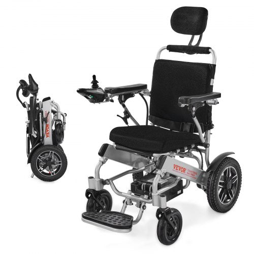 Electric Wheelchair for Adults, 136kg Capacity with Adjustable