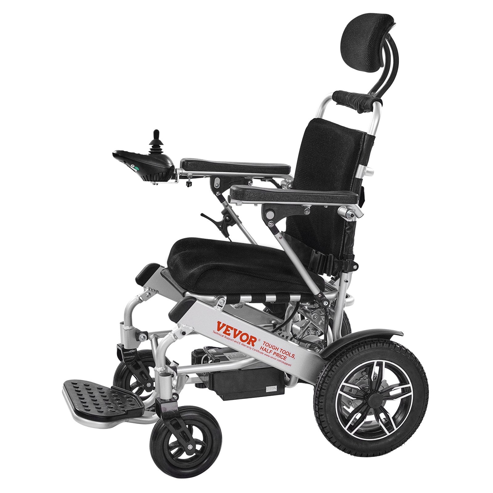 Electric Wheelchair for Adults, 136kg Capacity with Adjustable