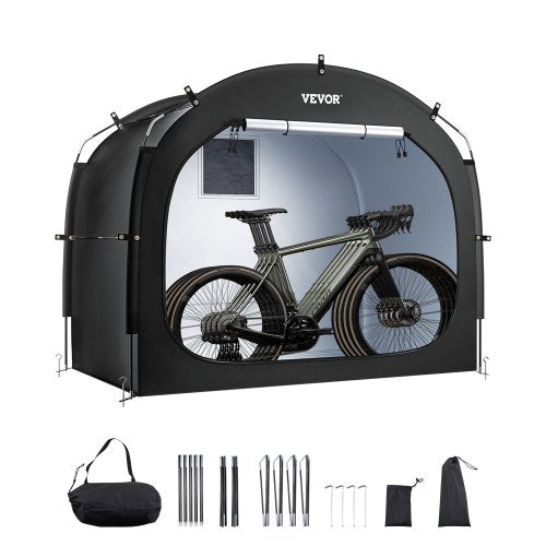 Bike Storage Tent, 4 to 5 Bikes, Outdoor Spacious Bike Storage Tent