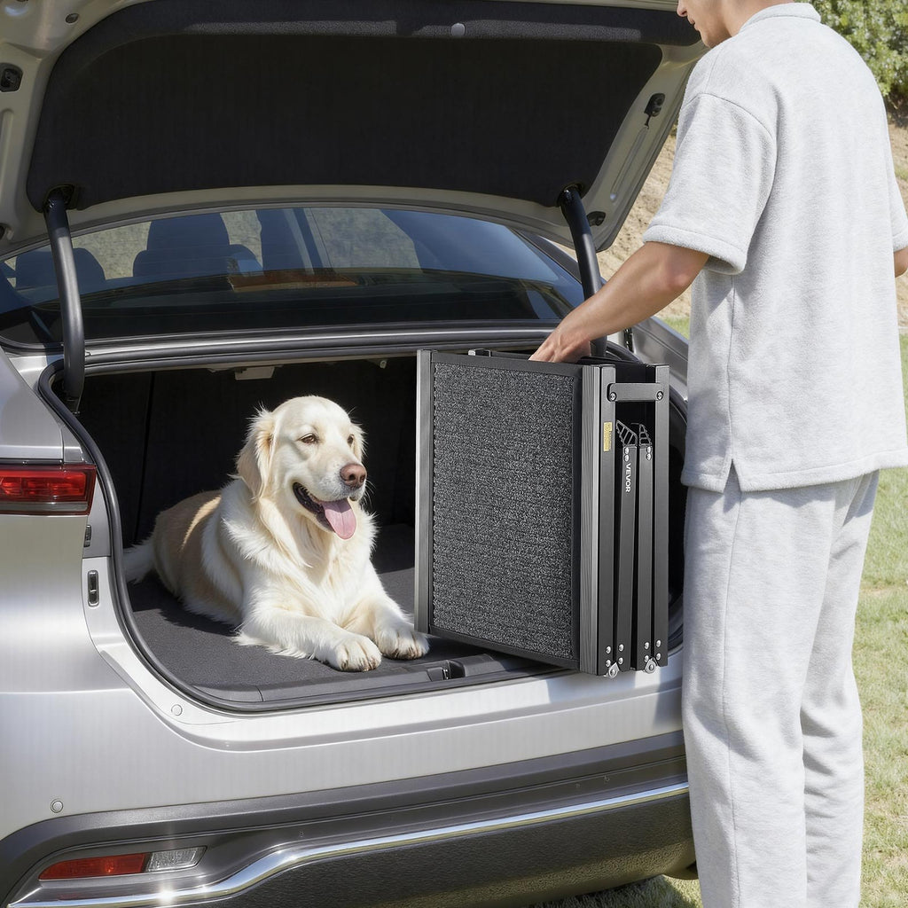 Dog Ramp for Cars, 180 x 43.2 cm, Folding Pet Ramps for Medium & Large - Cart2u.ro