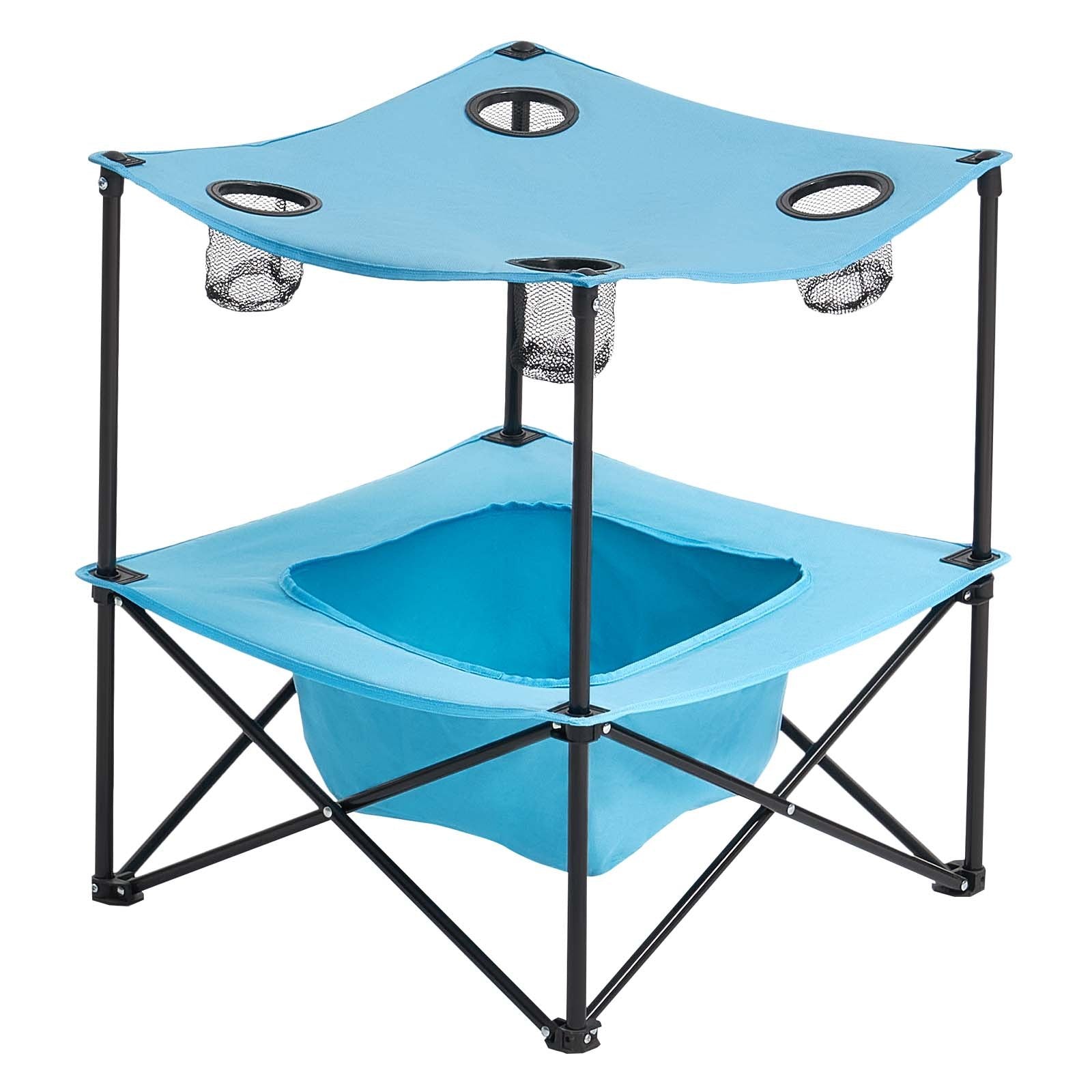 Folding Camping Table, Portable Outdoor Lightweight Picnic Table, 600D