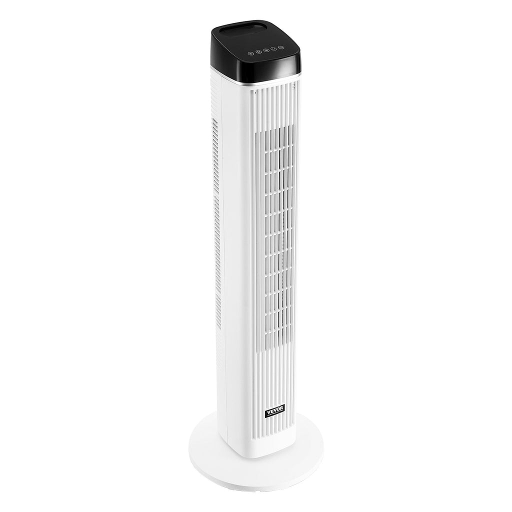 Tower Fan, 22 ft/s Velocity Quiet Floor Fan, 70° Oscillating Fans for - Cart2u.ro