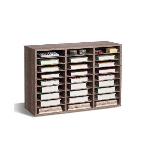 Literature Organizer, 27 Compartments Office Mailbox with Removable