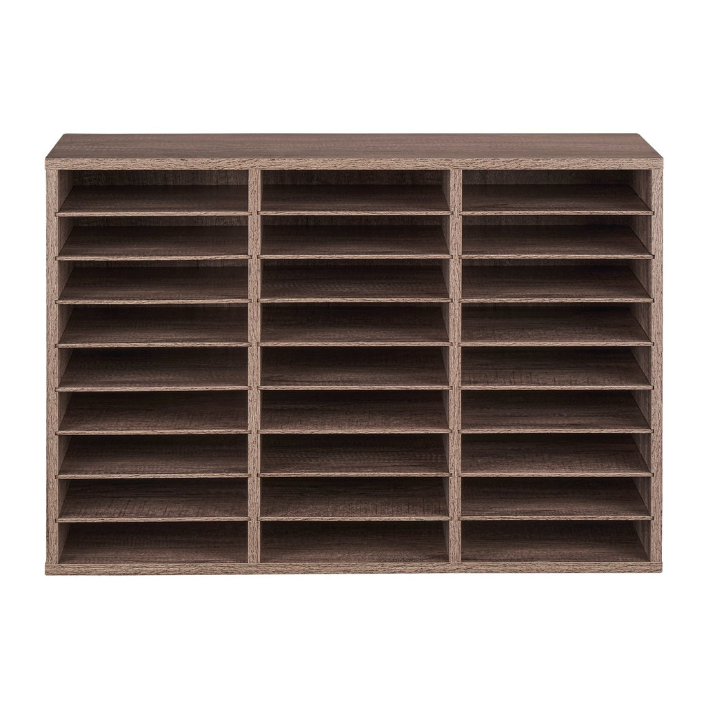 Literature Organizer, 27 Compartments Office Mailbox with Removable