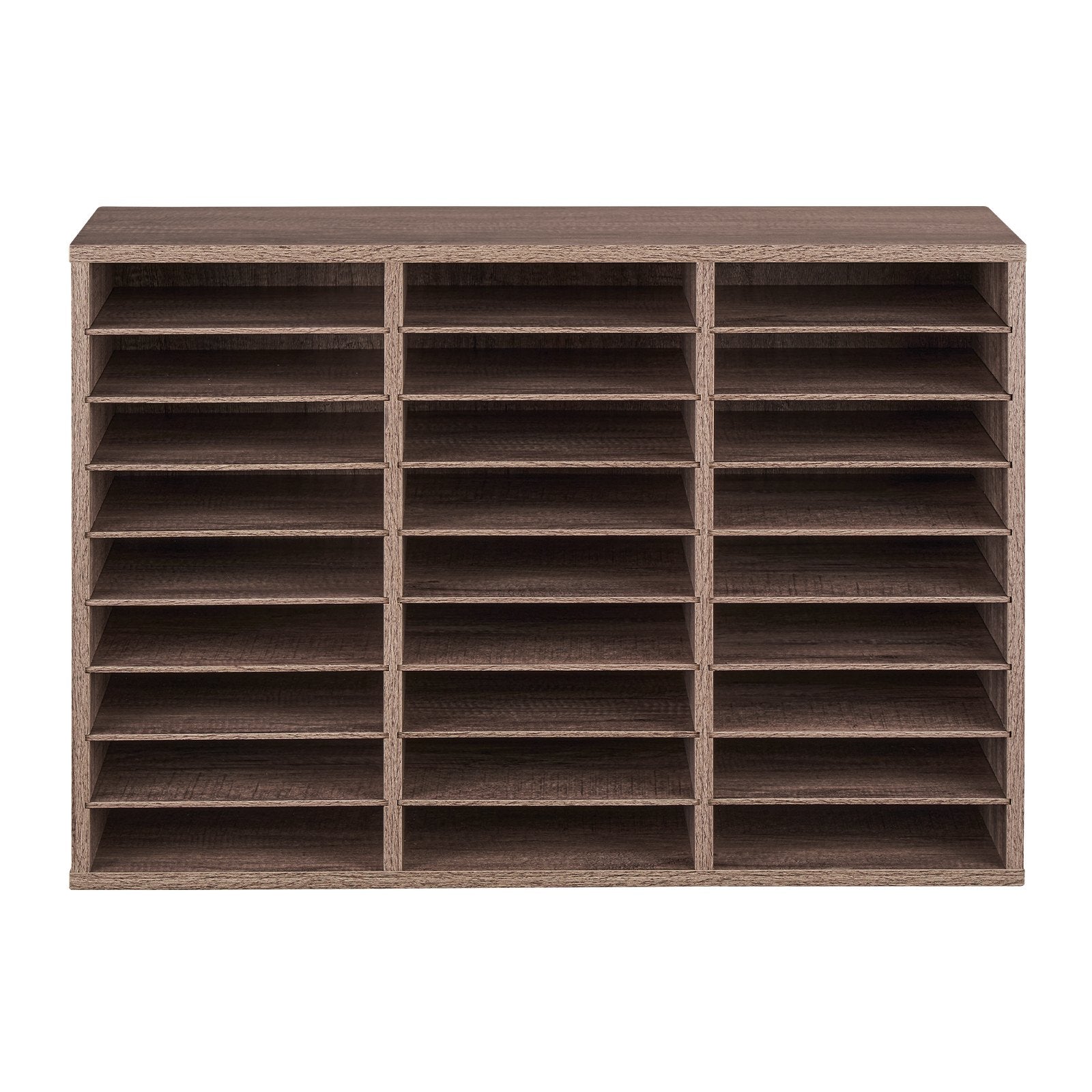 Literature Organizer, 27 Compartments Office Mailbox with Removable
