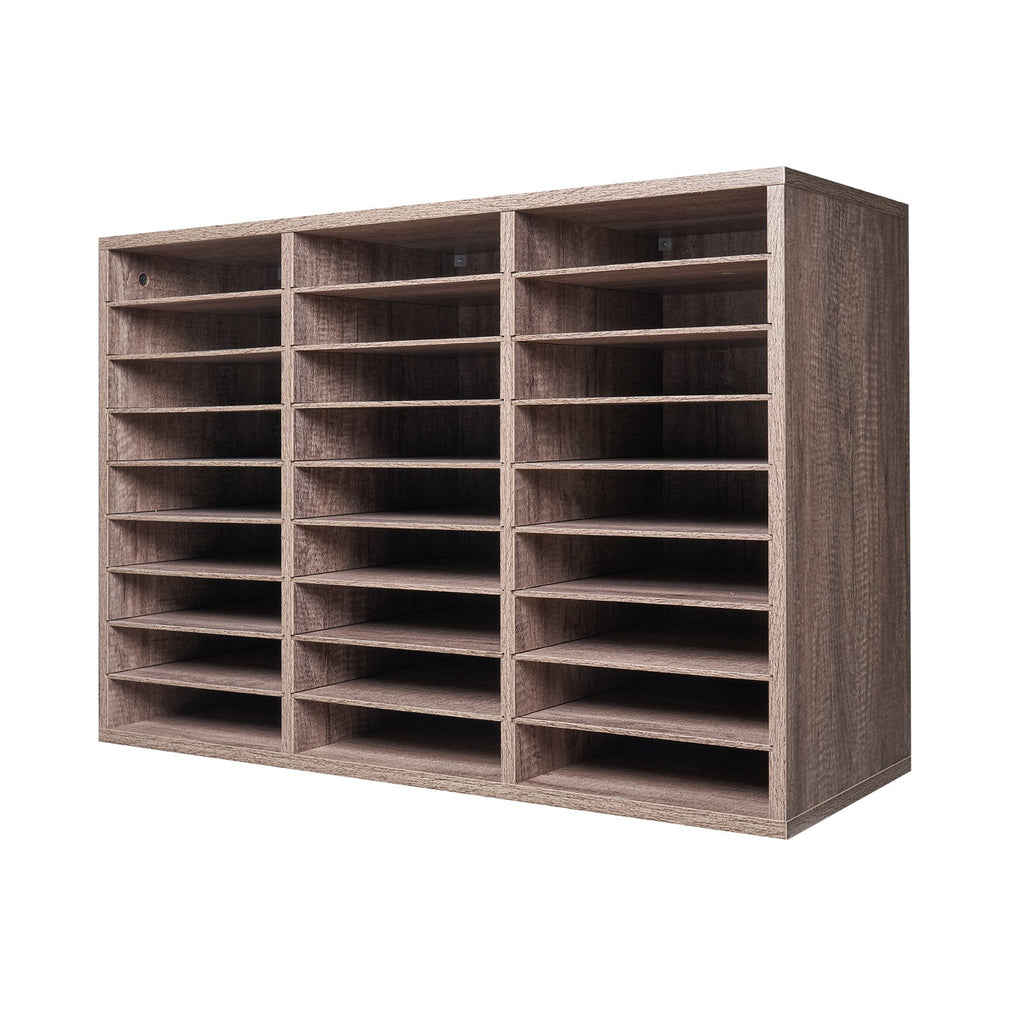 Literature Organizer, 27 Compartments Office Mailbox with Removable