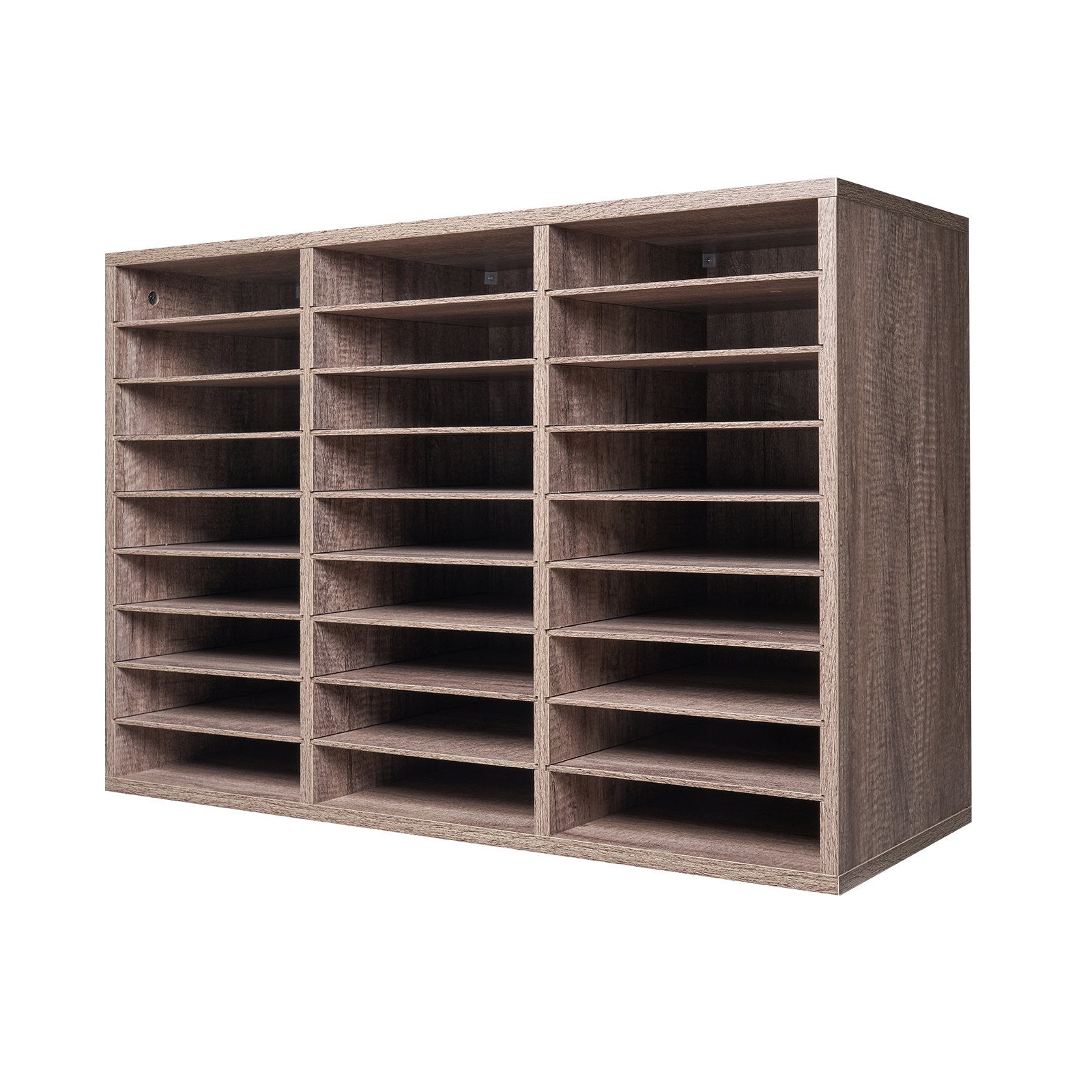 Literature Organizer, 27 Compartments Office Mailbox with Removable