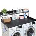 Washer Dryer Countertop with Shelf, 137 x 69.9 cm Wooden Washer and