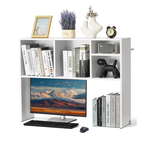 Desktop Bookshelf, 1-Tier Desktop Storage Organizer, 37 x 9.4 x 28.7