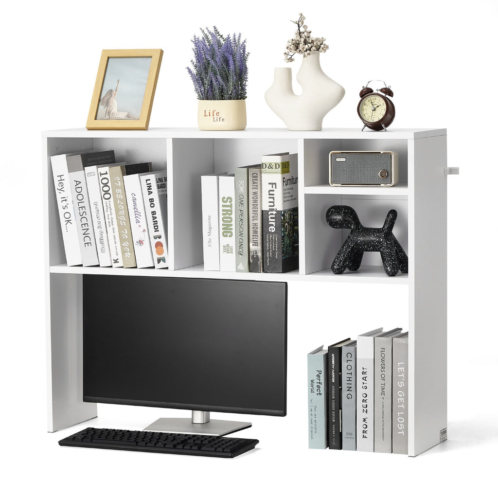 Desktop Bookshelf, 1-Tier Desktop Storage Organizer, 37 x 9.4 x 28.7