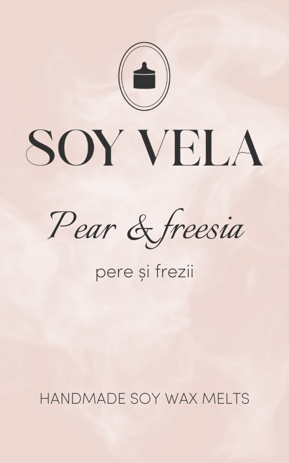 Ceară parfumată Pear & freesia SOY VELA