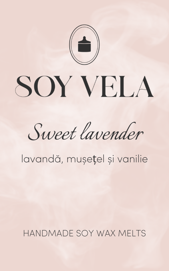 Ceară parfumată Sweet lavender SOY VELA