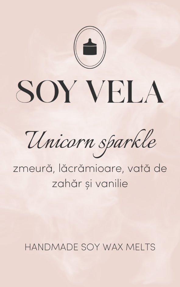 Ceară parfumată Unicorn sparkle SOY VELA