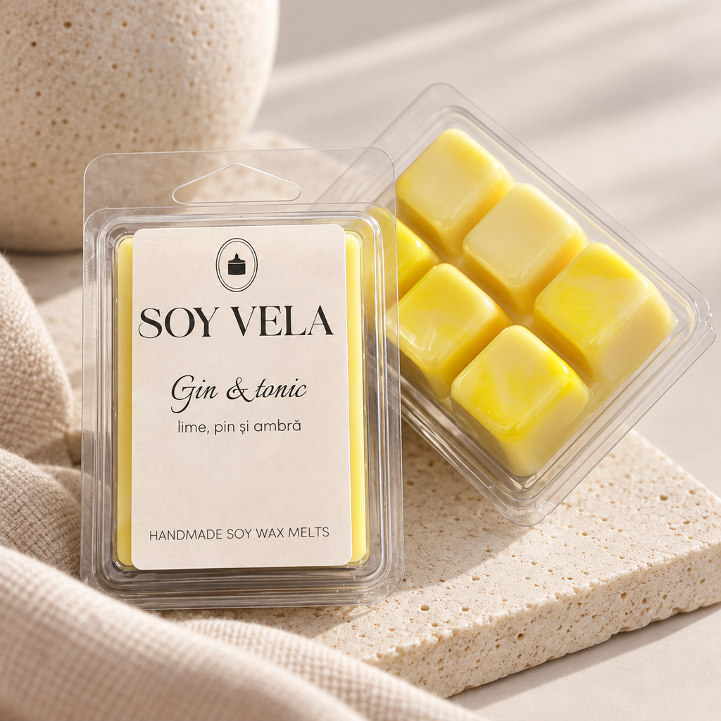 Ceară parfumată Gin & tonic SOY VELA